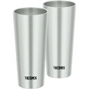 サーモス 真空断熱タンブラー ステンレス(S) 400ml JDI-400P 2個