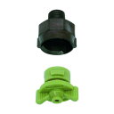 いけうち ワンタッチ着脱充円錐ノズル INJJXシリーズ 樹脂製 1/4オス 1/4M INJJX 025 PP(FEPM)+PPS 1点
