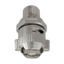いけうち ワンタッチ着脱均等扇形ノズル INVEシリーズ ステンレス鋼303製 ネジ1/4オス 115° 1/4MINVE115117S303(FEPM)+S316L 1点(4)