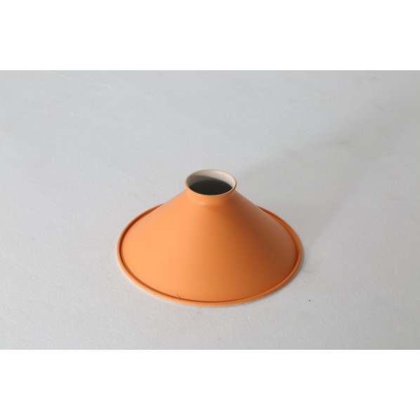 エムアンドエイ アイアンシェード 皿型 Φ21cm シェード・ロールアップスクリーン オレンジ 1個