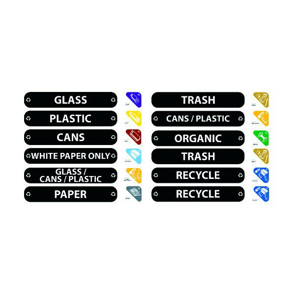 ラバーメイド 分別用ラベルキット 1792975 1枚