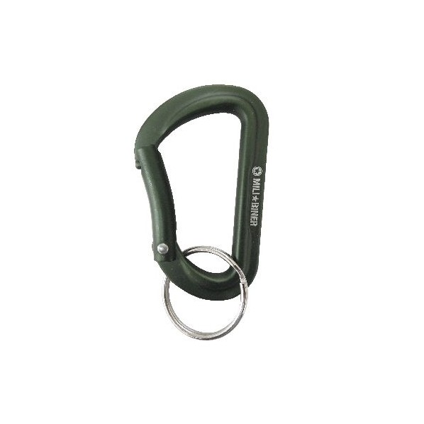 中林製作所 ミリタリーカラビナ (W)60mmx(H)100mmx(D)10mm グリーン MCB-6 1個【2506DFD_3】