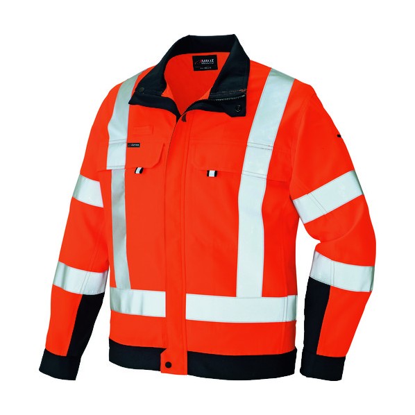 アイトス 長袖ブルゾン(男女兼用)高視認性安全服AZ2730-093ハイパーオレンジ×ネイビーM M 093ハイパーオレンジ×ネイビー 2730