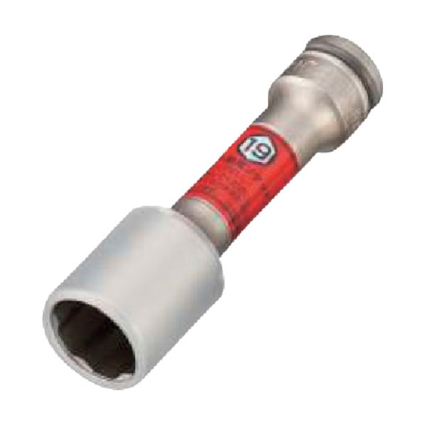 TONE(トネ) 薄形ロングホイルナットソケット 3APQF-19LN 3APQF-19LN 1個