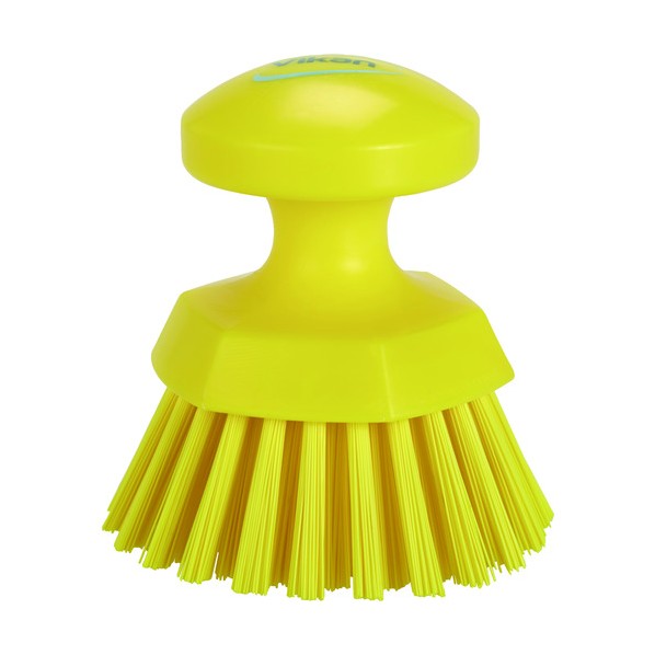 キョーワクリーン Vikan　ハンドブラシ／丸　3885　イエロー JBLD503 1点