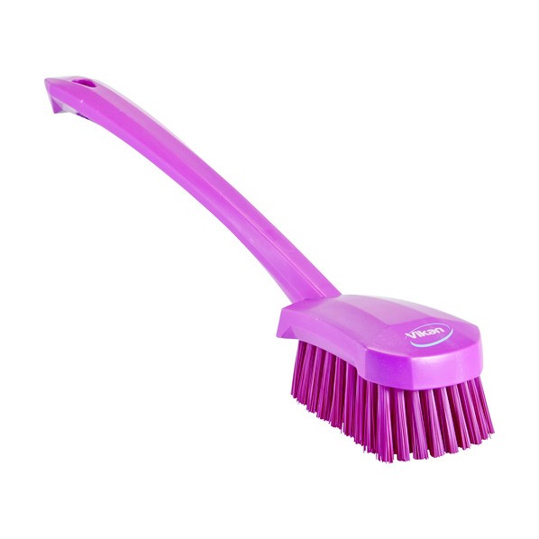 キョーワクリーン Vikan　ロングハンドルブラシ　4186　ピンク JBLR306 1点