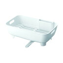 アスベル ポゼ 水切りセット ホワイト 幅24.1×奥行40×高さ13.3cm(排水口含まず) 4456 1個