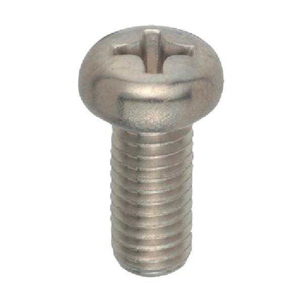 八幡ねじ 十字穴付ナベ小ねじ全ねじ ステンレス M3X20 4580172741261 2000本