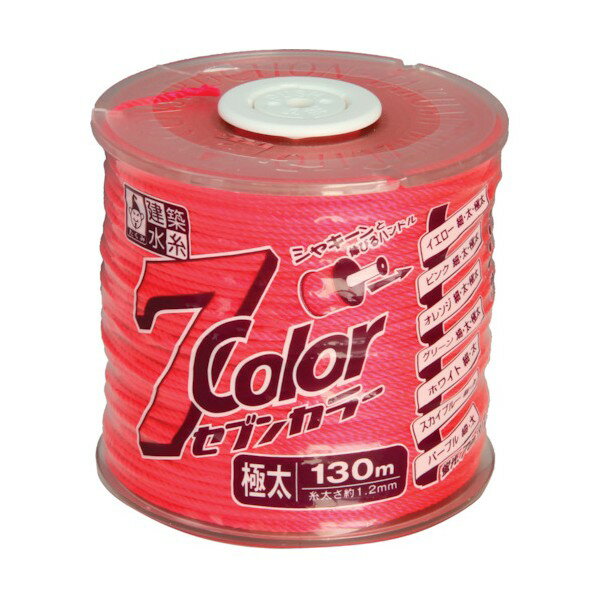 たくみ 7COLOR極太130M 65 x 65 x 60 mm ピンク 4805 1