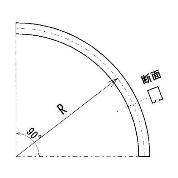 ヤボシ カーブレール 900R 上 (スチール製)4号 4KTR 1点