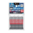 アネックス カラービット段付 (+1×65) 赤 AC-16M-1X65 10本