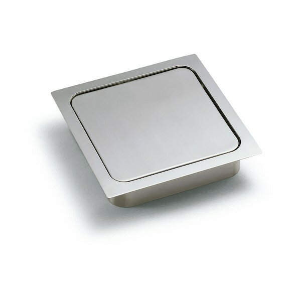 スガツネ 210022108 AD-KH015-HLステンレス鋼製 ダンパー付屑入投入口 角型 AD-KH015-HL(210-022-108) ..