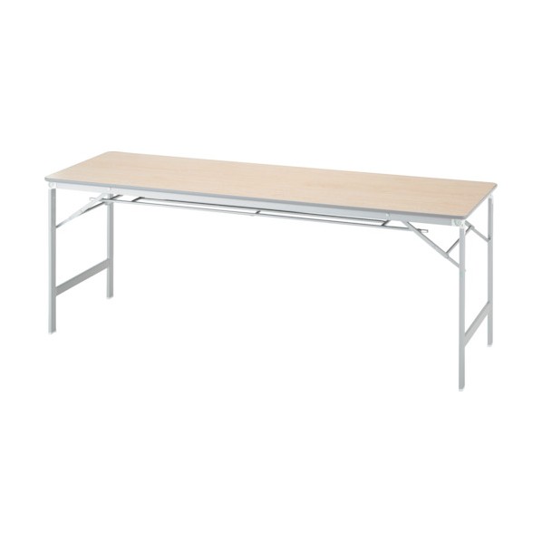 ノア 軽量アルミ脚折りたたみテーブル 1800X450 ナチュラルオーク AK-1845-OC 1点