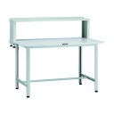 ※法人専用品※トラスコ(TRUSCO) AO型軽量作業台 1200X750 上棚付 AO-1275YURB 1台