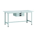 ※法人専用品※トラスコ AO型軽量作業台 1500X600 薄型2段引出付 AO-1560UDK2 1台