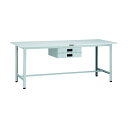 ※法人専用品※トラスコ AO型軽量作業台 1800X600 薄型2段引出付 AO-1860UDK2 1台