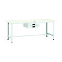 ※法人専用品※トラスコ(TRUSCO) AO型軽量作業台 1800X750 薄型2段引出付 AO-1875UDK2 1台