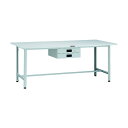 ※法人専用品※トラスコ(TRUSCO) AO型軽量作業台 1800X900 薄型2段引出付 AO-1890UDK2 1台