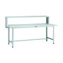 ※法人専用品※トラスコ(TRUSCO) AO型軽量作業台 1800X900 上棚付 AO-1890YURB 1台