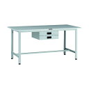 ※法人専用品※トラスコ AOR型軽量作業台 1500X600 薄型2段引出付 AOR-1560UDK2 1台
