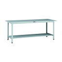 ※法人専用品※トラスコ AOR型軽量作業台 1800X600 下棚2枚付 AOR-1860LT2 1台