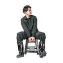 マック きどらないレインウェアセットアップ オフブラック LL AS-4700-OB-LL 1点