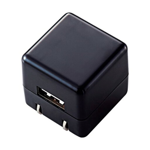 エレコム エレコム キューブ型AC充電器(DAP用・長寿命・1A) ブラック AVS-ACUAN007BK エレコム エレコム キューブ型AC充電器(DAP用・長寿命・1A) ブラック AVS-ACUAN007BK