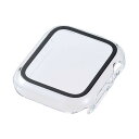 エレコム Apple Watch 40mm用フルカバーケース プレミアムガラス ゴリラ セラミックコート クリア AW-20SFCGOCCR 1点