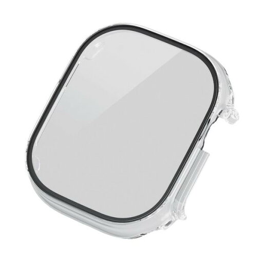 エレコム アップルウォッチウルトラ49mm用フルカバーケース プレミアムガラス ゴリラ セラミックコート クリア AW-22CFCGOCCR 1点 エレコム アップルウォッチウルトラ49mm用フルカバーケース プレミアムガラス ゴリラ セラミックコート クリア AW-22CFCGOCCR 1点