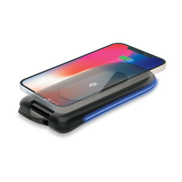 エアージェイ 3ウェイワイヤレス充電器 AWJ-PD10 BK 1点