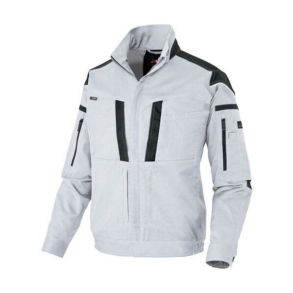 アイトス 長袖ブルゾン(男女兼用) AZ6803-003シルバーグレーLL LL 003シルバーグレー 6803 1点