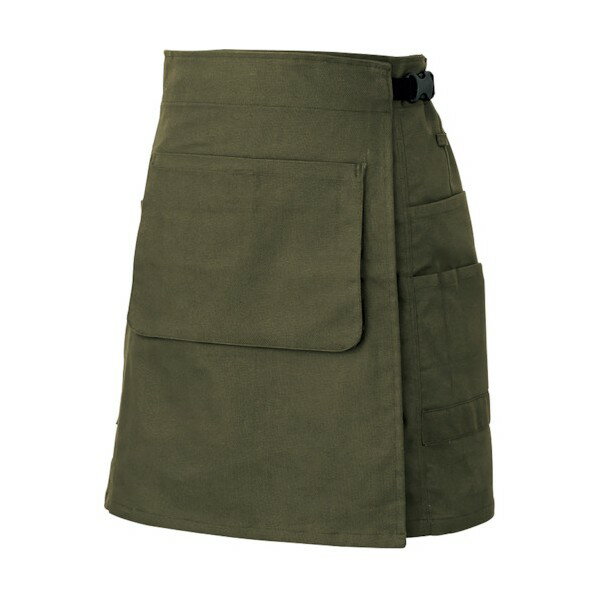 アイトス ラップエプロン L 025カーキ 8634 1枚