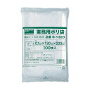 トラスコ(TRUSCO) 厚手ポリ袋縦200X横130Xt0.1透明(100枚入) 217 x 160 x 31 mm B-1320 100枚(3)