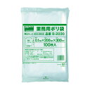トラスコ(TRUSCO) 厚手ポリ袋縦300X横200Xt0.1透明(100枚入) B-2030 100枚
