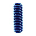 TRUSCO TRUSCO 六角穴付き止めネジ 平先 スチール M4X6 80本入 100×55×22MM B63-0406 80台