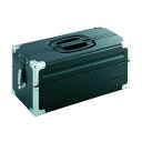 トネ ツールケース(メタル)V形2段式マット ブラック BX322BK 1