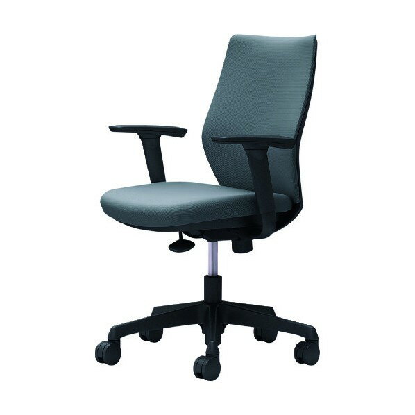 オカムラ CG-M 可動肘 背パッド ハンガー無 ブラックボディ ナイロンキャスター グレー CG97ZR FM37 1点