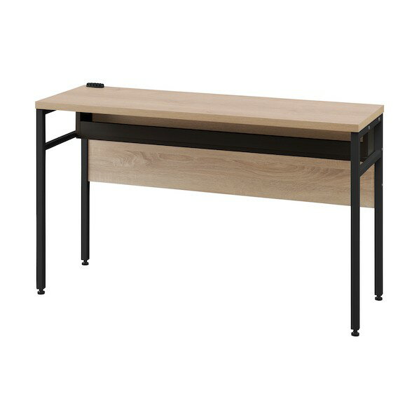 アイリスオーヤマ 288720 電源タップ収納付デスク ライトナチュラル/ブラック CSD-1150-B 1点