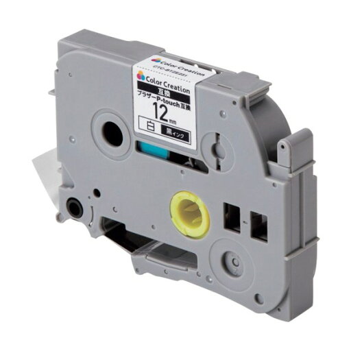 エレコム ピータッチ用互換テープ TZe-231互換 白 黒文字 8m 12mm幅 CTC-BTZE231 1点 エレコム ピータッチ用互換テープ TZe-231互換 白 黒文字 8m 12mm幅 CTC-BTZE231 1点