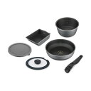 アイリスオーヤマ 537287 ダイヤモンドコートパンディープラス IH6点セット DCI-S6S (537287) 1点
