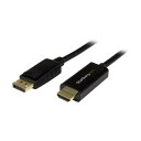 STARTEC.COM社 ディスプレイ変換ケーブル/DP 1.2 - HDMI 1.4/2m/4K30Hz/BK DP2HDMM2MB 1本