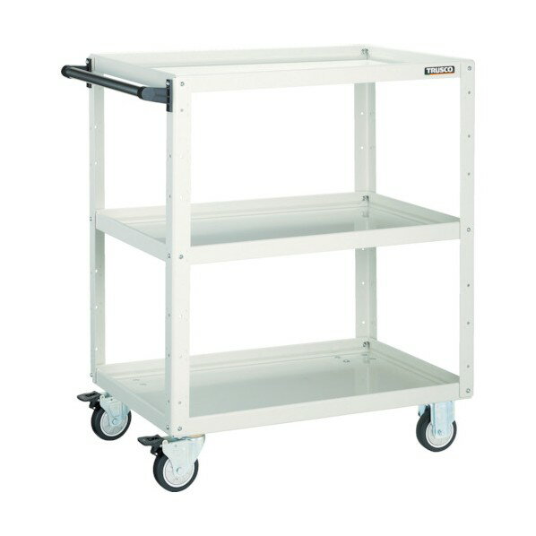 トラスコ(TRUSCO) イーグルワゴン 750X500XH740 ウレタン車輪 W色 EGW-773U-W