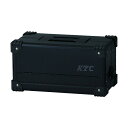 KTC スチール製工具箱 両開きメタルケース(ブラック) 間口440×奥行233×高さ230mm NULL ブラック EK-10AGBK 1個
