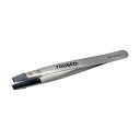トラスコ(TRUSCO) ESDチップピンセット 先平型 先端幅5.5mm EP-H5.5 1点