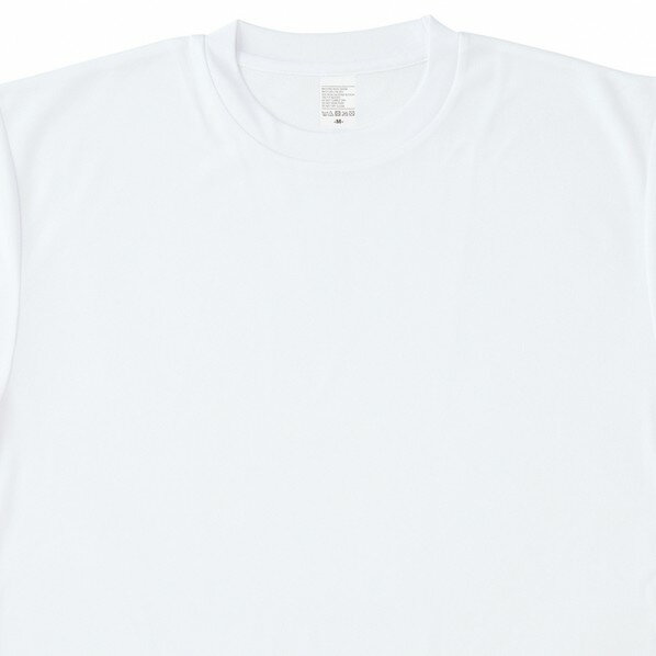 アイトス 4．4オンスドライ半袖Tシャツ（ポケット無し）（男女兼用） 4L ホワイト 8090 1点(4)