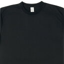 アイトス 4.4オンスドライ半袖Tシャツ(ポケット無し)(男女兼用) LL ブラック 8090 1点(4)