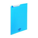 LIHIT LAB. AQUA DROPs クリップファイル 230mm×9mm×309mm 青 F-5067-8 1冊