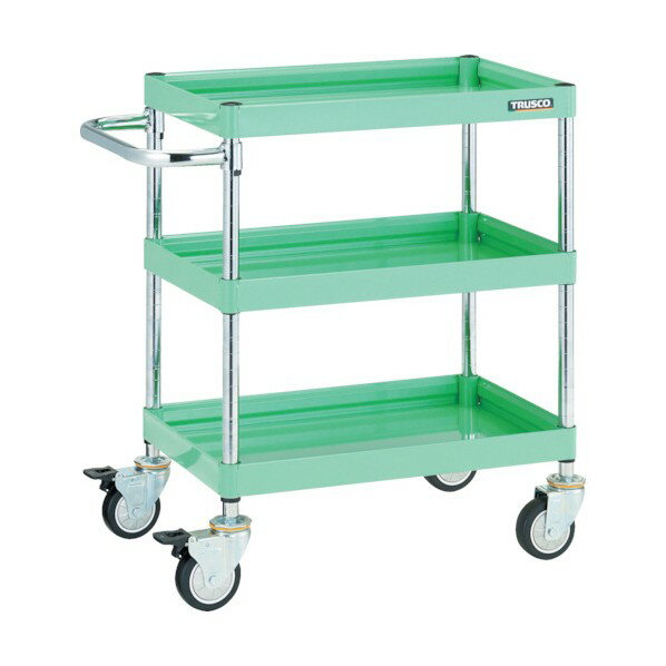 トラスコ(TRUSCO) ファルコンワゴン900X600ウレタン車輪YG色 FAW-793U-YG 1点