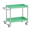 トラスコ ファルコンワゴン600X400 ウレタン車輪 YG色 FAW-662U-YG 1