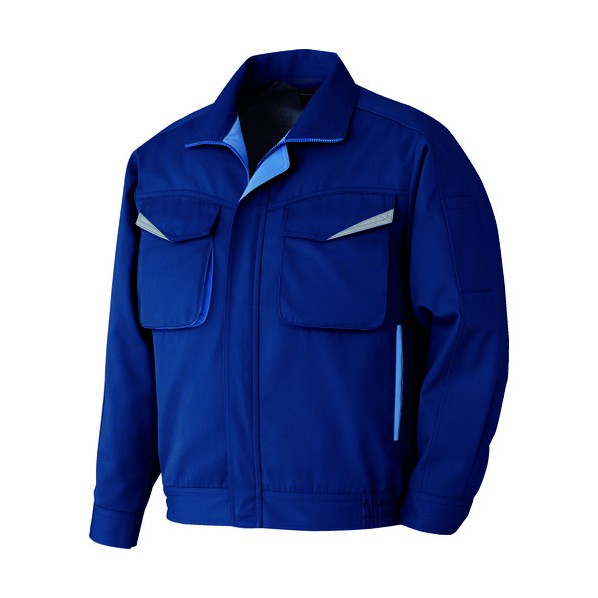 ミドリ安全 帯電防止男女ペアブルゾンネイビーS G 487-UE-S 1